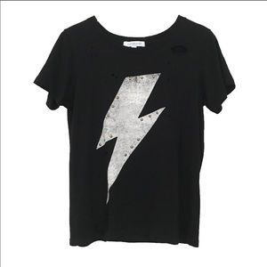Daydreamer Distressed Lightning Bolt T-Shirt